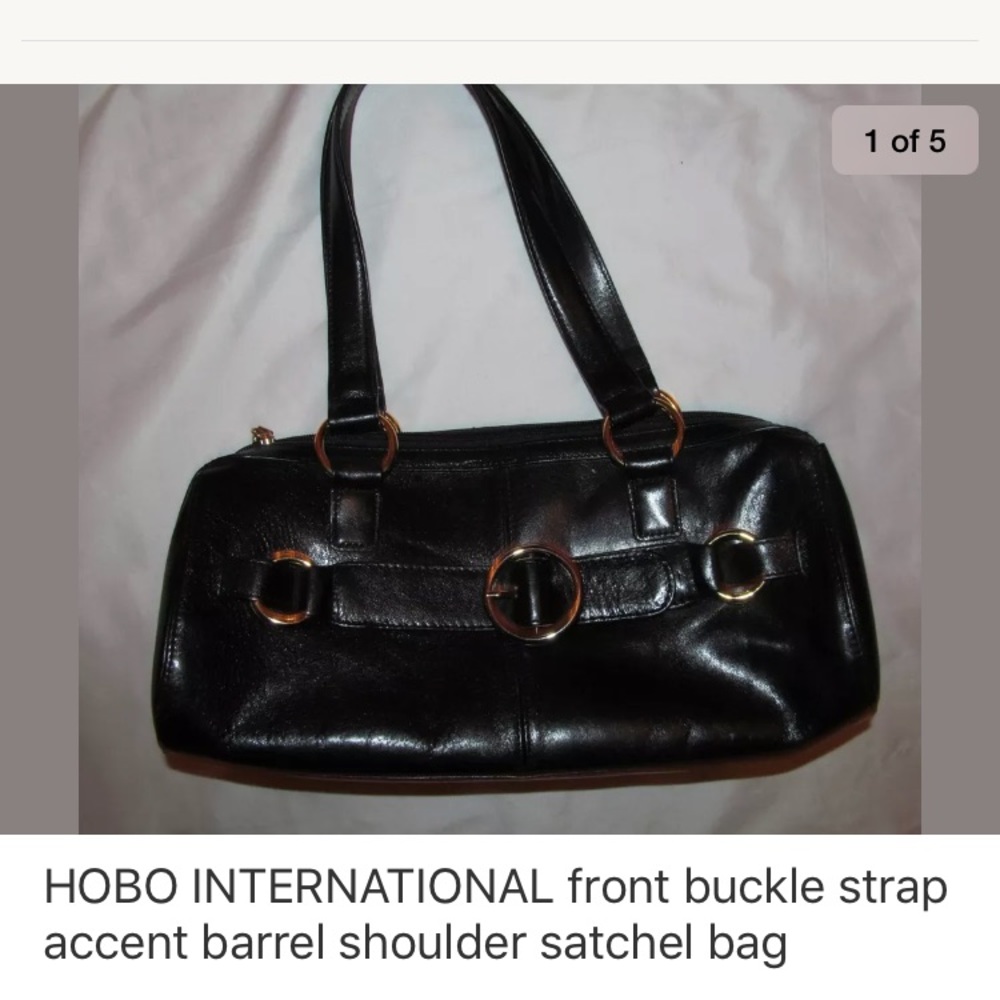 HOBO INTERNATIONAL hobo barrel buckle satchel bag